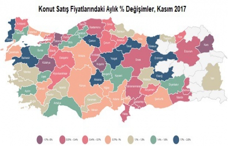 Satılık konut fiyatları Kasım da yüzde 11.98 arttı!