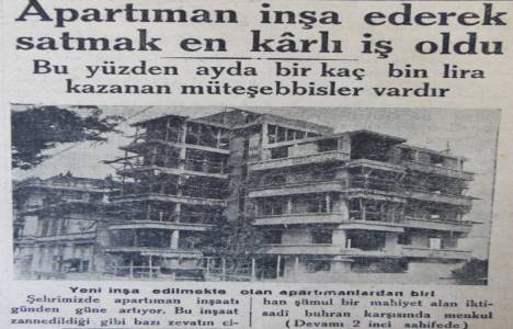1931 yılında en çok kazandıran sektör inşaatmış!