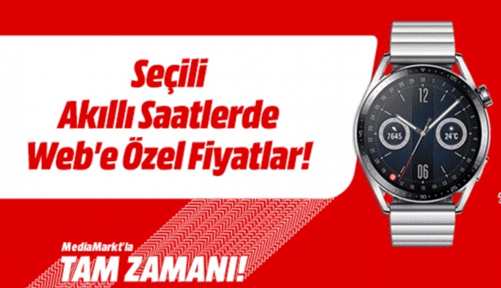 MediaMarkt’ta 699 TL’den başlayan fiyatlarla akıllı saatlere sahip olun! Kampanya yarın bitiyor geç kalmayın!