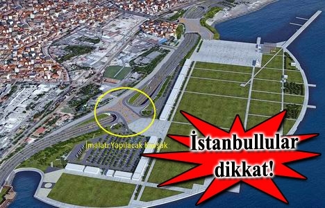 Avrasya Tüneli kavşak çalışması bu akşam başlıyor!