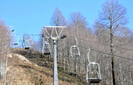 Kartepe kayak merkezi kar yağışını bekliyor!