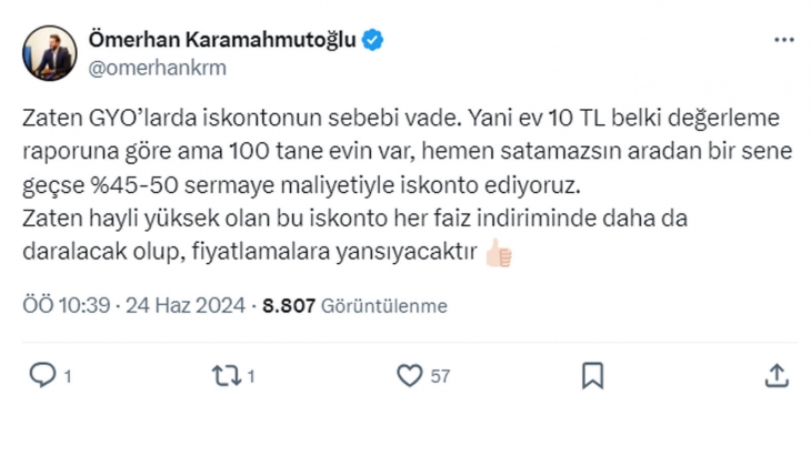 Ev alacaklar daha ucuza alabilir miyim diye bekliyor! Ama fiyatlar reel olarak yüzde 12 düştü!