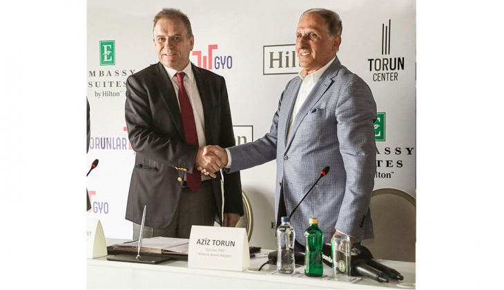 Torunlar GYO, Torun Center da açılacak Embassy Suites by Hilton için anlaşma imzaladı! 