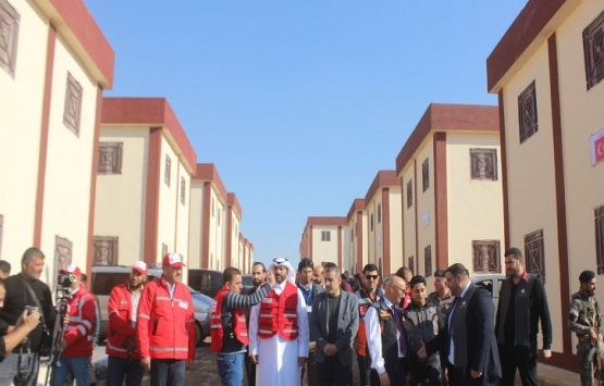 AFAD'dan 112 Suriyeli aileye İdlib'de konut!