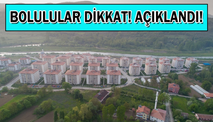 TOKİ Bolu projesi için düğmeye bastı! Ucuz konutlar için sayılı günler kaldı! Kaçırmayın!