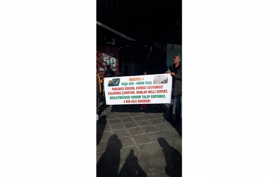 Innovia 4 mağdurlarından yeni eylem!