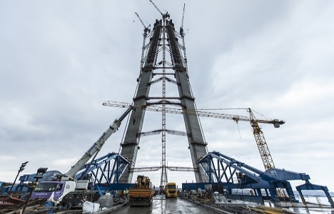 3.köprü ve Kuzey Marmara Otoyolu inşaatından son fotoğraflar!