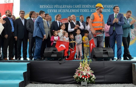 Piyalepaşa Cami ve Zeminaltı Otoparkı'nın temeli atıldı!