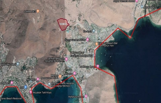 Bodrum Sulh Hukuk Mahkemesi'nden 8.5 milyon TL'ye satılık tarla!