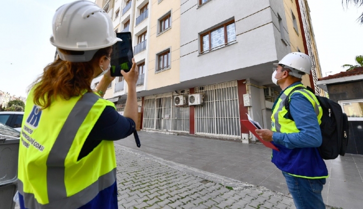 İzmir Bornova ve Bayraklı’daki binaların üç boyutlu analizleri yapıldı!