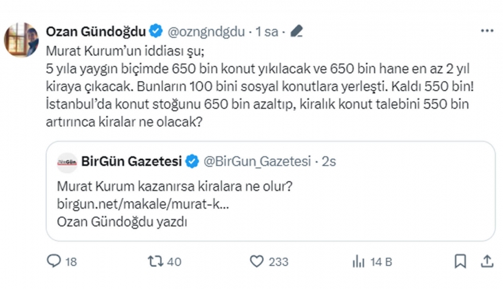 İstanbul’da 650 bin konut nasıl yenilenecek? Konut stoku 650 bin azalır, kiralık talebi 550 bin artarsa kiralar ne olur?