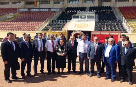 Mehmet Ergün Turan, Malatya Arena Stadyumu'nu yerinde inceledi!