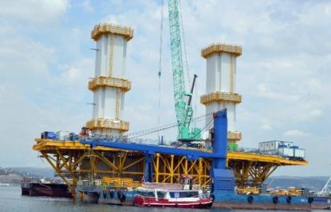 Körfez Geçiş Köprüsü hızla yükseliyor!