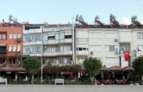 Fethiye'de Sarhoş binaların yıkımına başlandı!