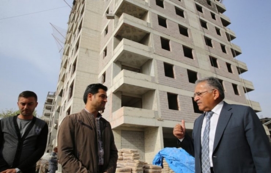 Kayseri Kazım Karabekir Kentsel Dönüşüm de binalar yükseliyor!