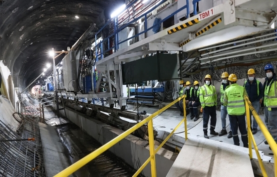 Halkalı-Havalimanı Metrosu nun son kesiminin kazısı başladı! 