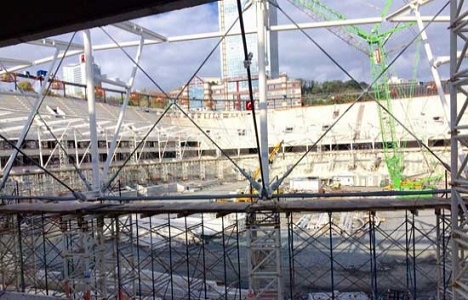 Beşiktaş Vodafone Arena inşaatında son durum!