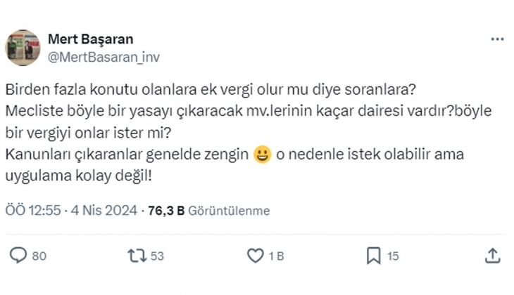 Birden fazla konutu olanlara ek vergi uygulaması kolay değil!