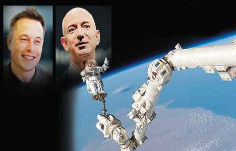 Elon Musk ile Jeff Bezos uzay istasyonu tesisi satın almak istiyor!