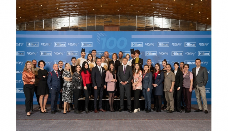 Hilton Türkiye’de 100 otele ulaşarak tarihi rekora imza attı! Canopy by Hilton geliyor!