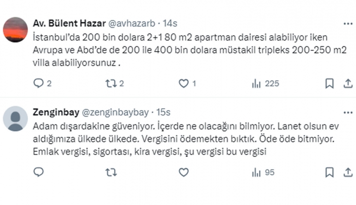 İstanbul da ortalama ev fiyatları 200 bin, ABD de 400 bin dolar! Yatırım için batıya koşmak mantıklı mı?