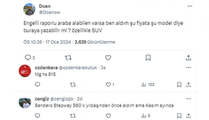 Otomobil alacaklara yüzde 45 indirim müjdesi: ÖTV muafiyetiyle 1 milyon 591 bin TL yerine 884 bin TL ödeniyor!