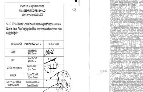 Alemdağ merkez ve çevresinin imar planı askıda!