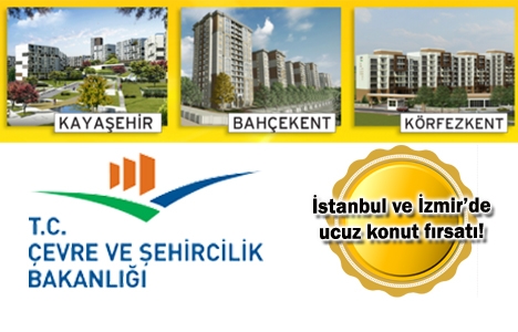 Çevre ve Şehircilik'in 250 konutu yarın satışta!