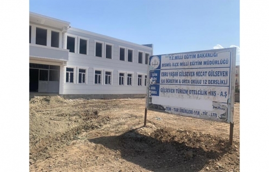 Ebru Yaşar, Bismil’de okul yaptırdı!