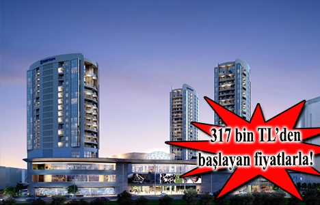 Sur Yapı Marka Rezidans'ın home ofis ve rezidans bloğu satışta!