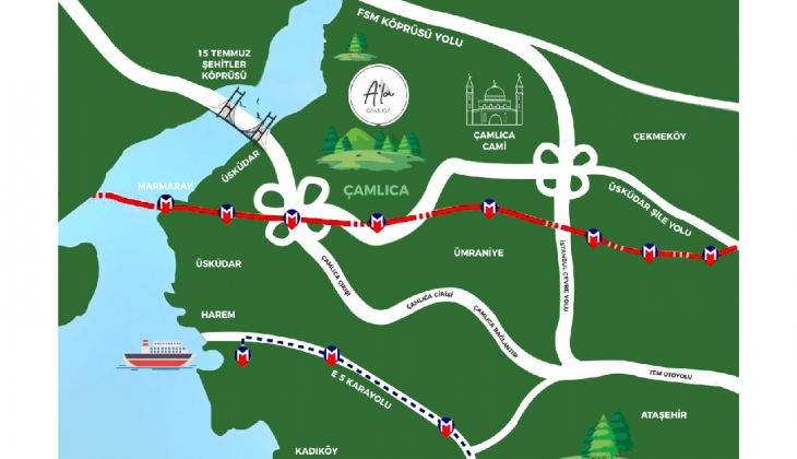 Ala Saklıbahçe yarısı peşin 12 ay vade fırsatı ile satışta! Yeni proje!