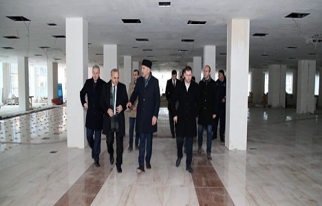 Yeni Mahalle Hizmet Binası'nın inşaatında sona yaklaşıldı!