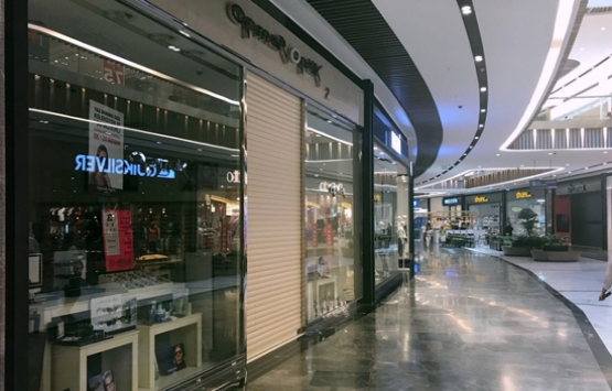 Kira protestosu markalara Bursa Marka AVM de kepenk indirtti!