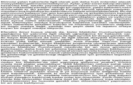 Fadıl Akgündüz den Başbakan Recep Tayyip Erdoğan a mektup!