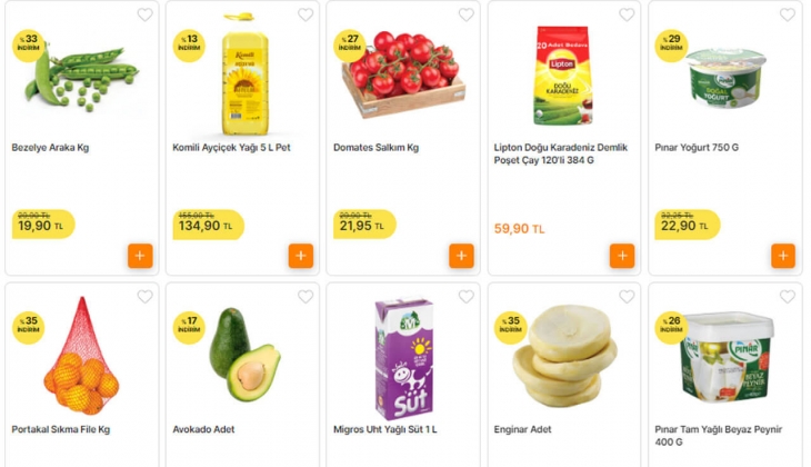 Migros ta 5 lt ayçiçek yağı 134, piliç pirzola 75, tam yağlı peynir 69 TL! Çılgın indirimi gören koştu!