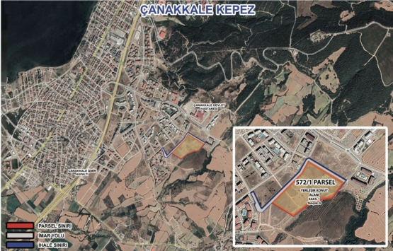 Emlak Konut GYO Çanakkale Kepez ihalesinin 1. oturumu 15 Mart ta!