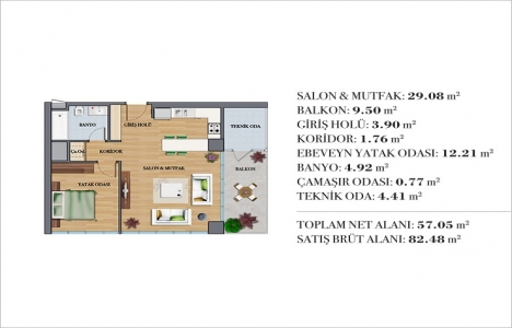 Ağaoğlu Çekmeköy Park daire planları!