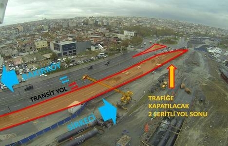 Avrasya Tüneli kavşak çalışması bu akşam başlıyor!