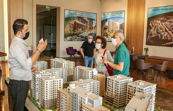 Ev almak isteyenler satış ofislerine akın etti!