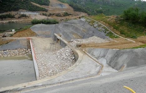 Melen Barajı'nda beton dolgu imalatına başlandı!
