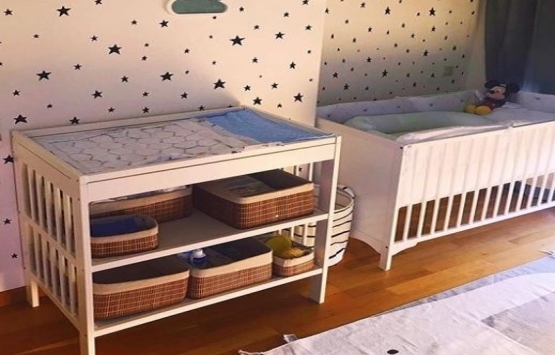 Eser Yenenler ve Berfu Yenenler in bebeğinin odası hazır!