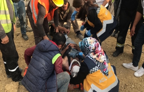 Kuzey Marmara Otoyolu inşaatı iş kazasında 4 işçi yaralandı!
