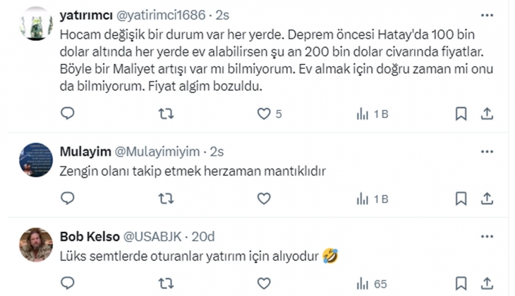Lüks semtlerde 3+1 ev 7 milyon TL ye aylarca ilanda beklerken, kenar semtte 2-3 milyonluk donatısız evler satılıyor!