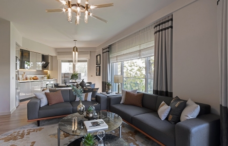 Nidapark Küçükyalı örnek daireleri ve satış ofisinin tasarımı Gönye Proje Tasarım a ait!