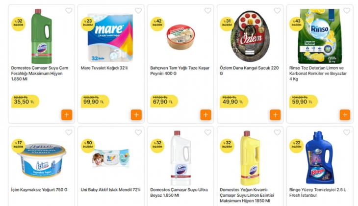 Migros ta 32 li tuvalet kağıdı 99, kangal sucuk 49, yoğurt 21 TL! Yüzde 60 a varan indirimi duyan resmen koştu! 