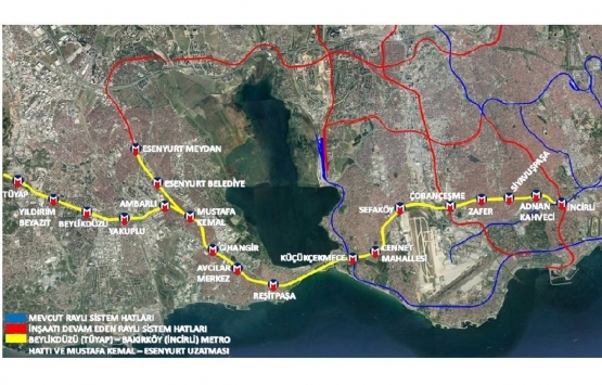 Beylikdüzü–İncirli Metro Hattı inşaatı 2021 de başlayacak!