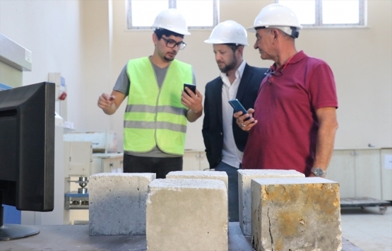 Depreme karşı mukavemeti yüksek beton üretildi!