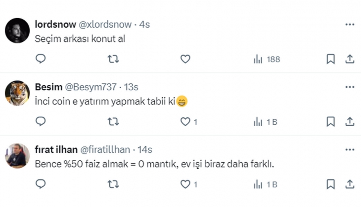 Konut fiyatları geçen yıl yüzde 75,5 arttı: Yüzde 50 faiz mi karlı, konuttan kira geliri almak mı?