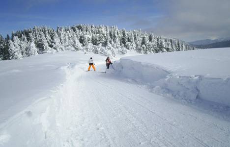 Ilgaz Dağı'nda kar kalınlığı 65 santimetreye ulaştı!