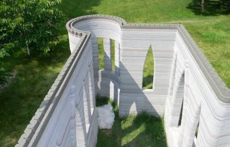 3D baskı ile kale inşa edildi!